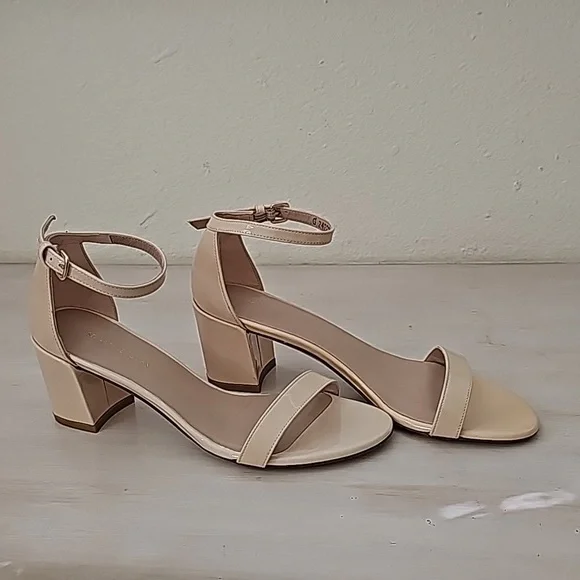 Stuart Weitzman Simple Leather Ankle Strap Sandals - Main Image